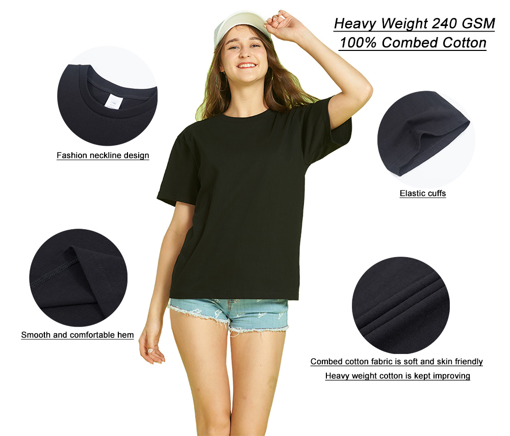 240GSM T Shirts For Women