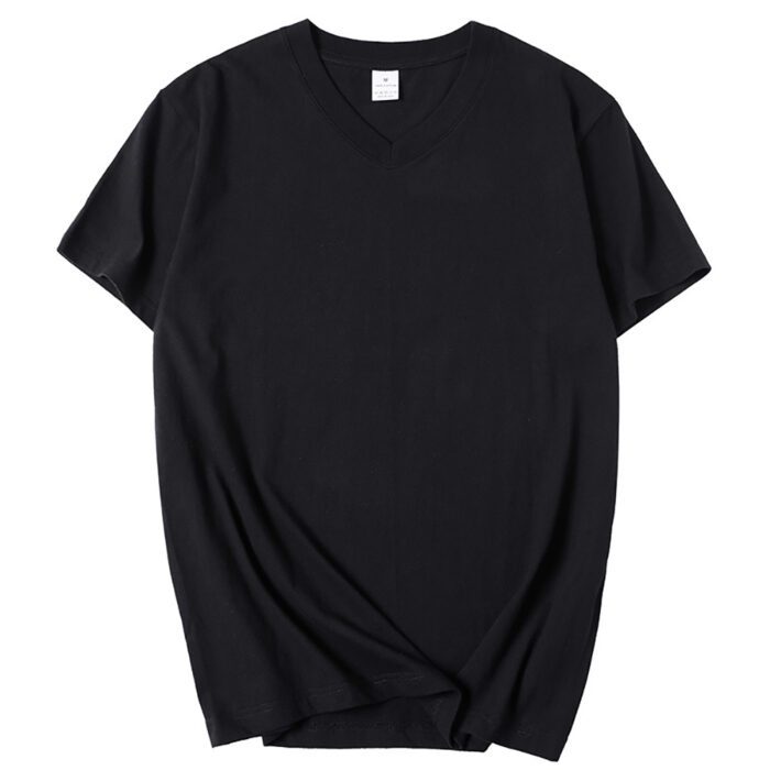 210GSM V-Neck Cotton T Shirt