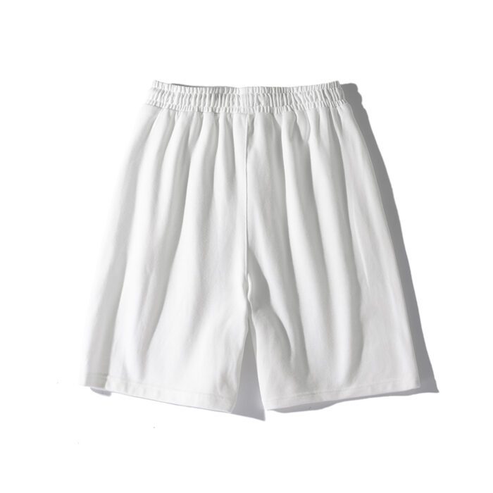 360GSM 87% Cotton 13% polyester Drawstring sweat shorts