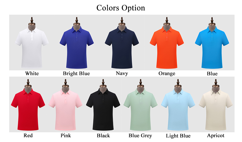 200GSM 50% Full Dull Poly 45% Siro Spun Combed Cotton 5% Mulberry Silk Polo Shirt