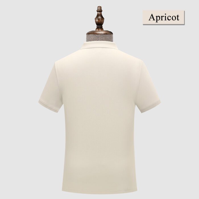 200GSM 50% Full Dull Poly 45% Combed Cotton 5% Mulberry Silk Polo Shirt