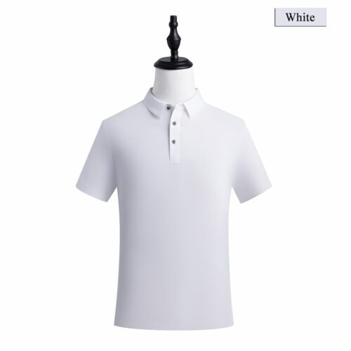 190GSM 60% Mercerized Cotton 35% Lyocell Cotton 5% Spandex Seamless Polo Shirt