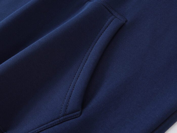 600GSM 93%Cotton 7%Spandex Fleece Lining Stand Collar Oversize Zipper Pullover Hoodies