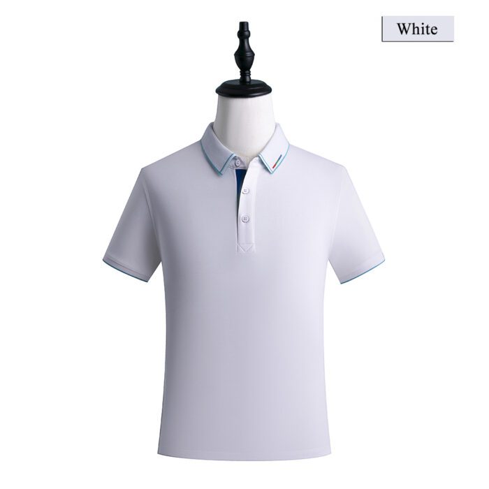 190GSM 60% Cotton 35% Lyocell 5% Spandex Polo Shirt