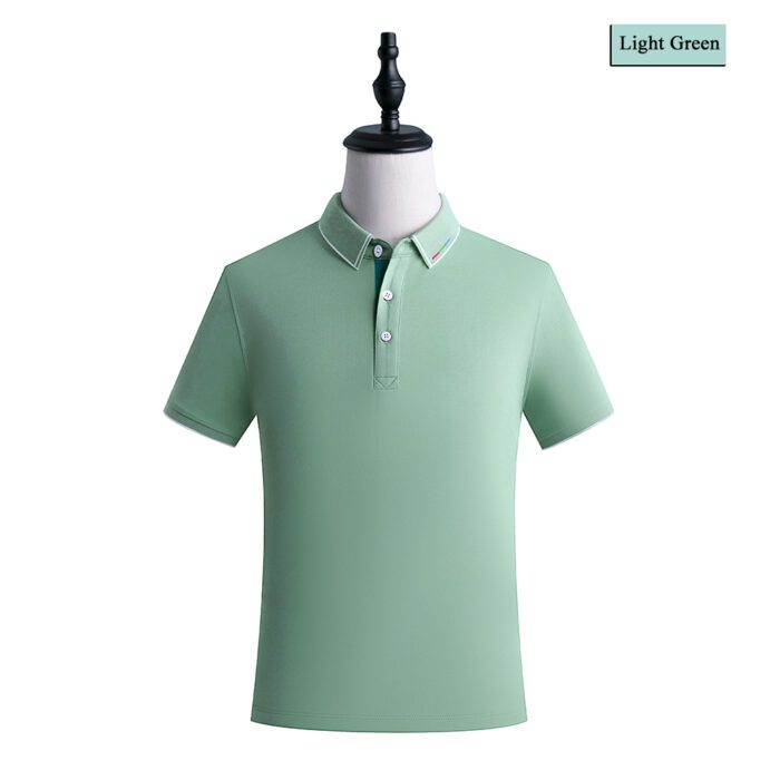 190GSM 60% Cotton 35% Lyocell 5% Spandex Polo Shirt