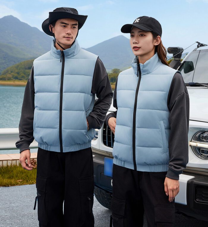Puffer Vest Polyester Pongee
