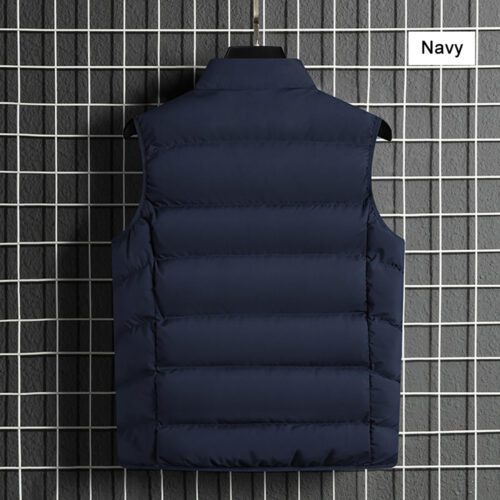 Puffer Vest Water-Resistant Upper 100% Polyester Lining Scuba Knit