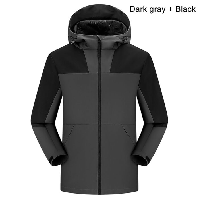 dark gray jacket