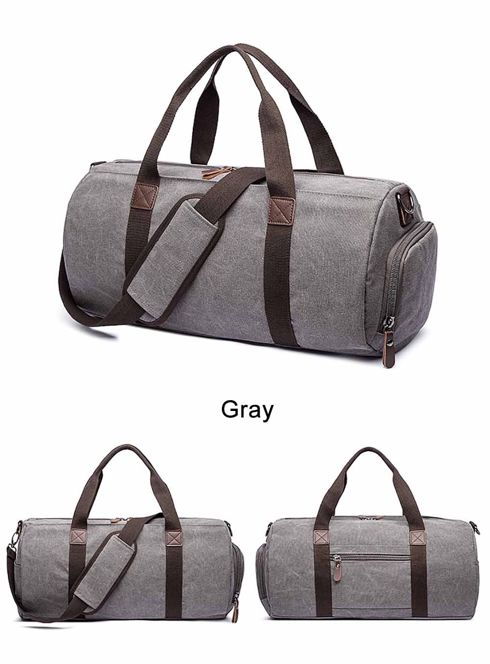 Duffle bag gray