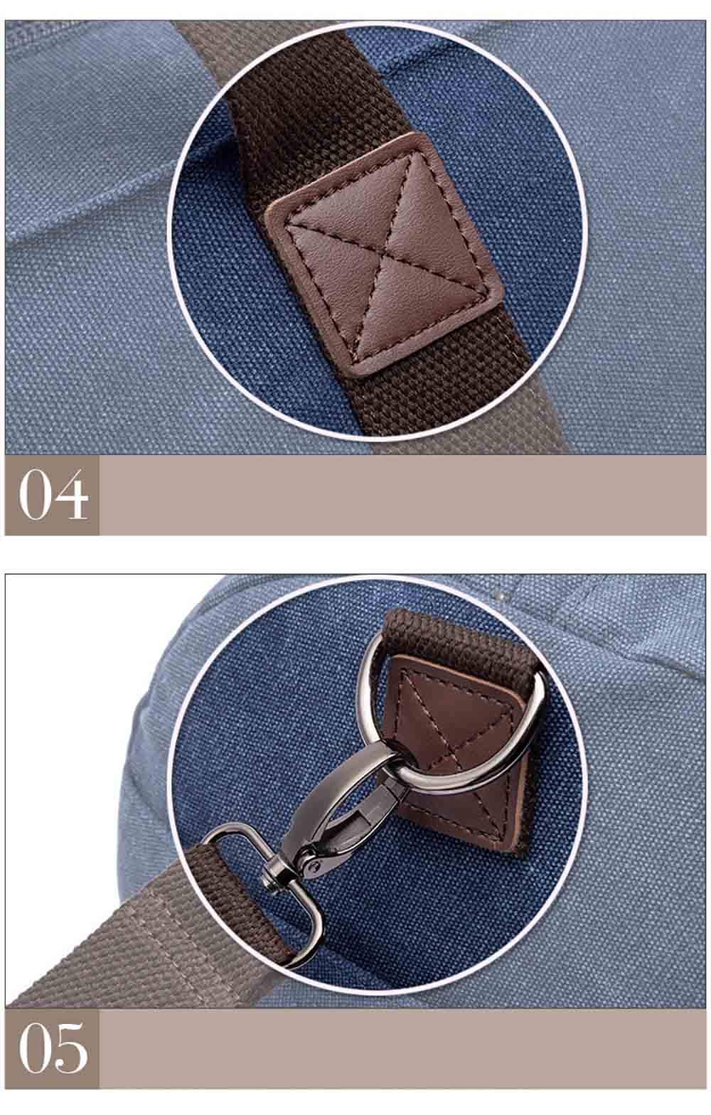 Duffle bag details
