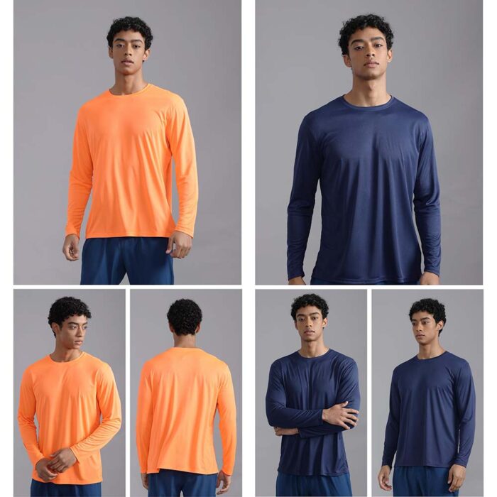 100GSM DryFit Polyester Tshirt Long Sleeve